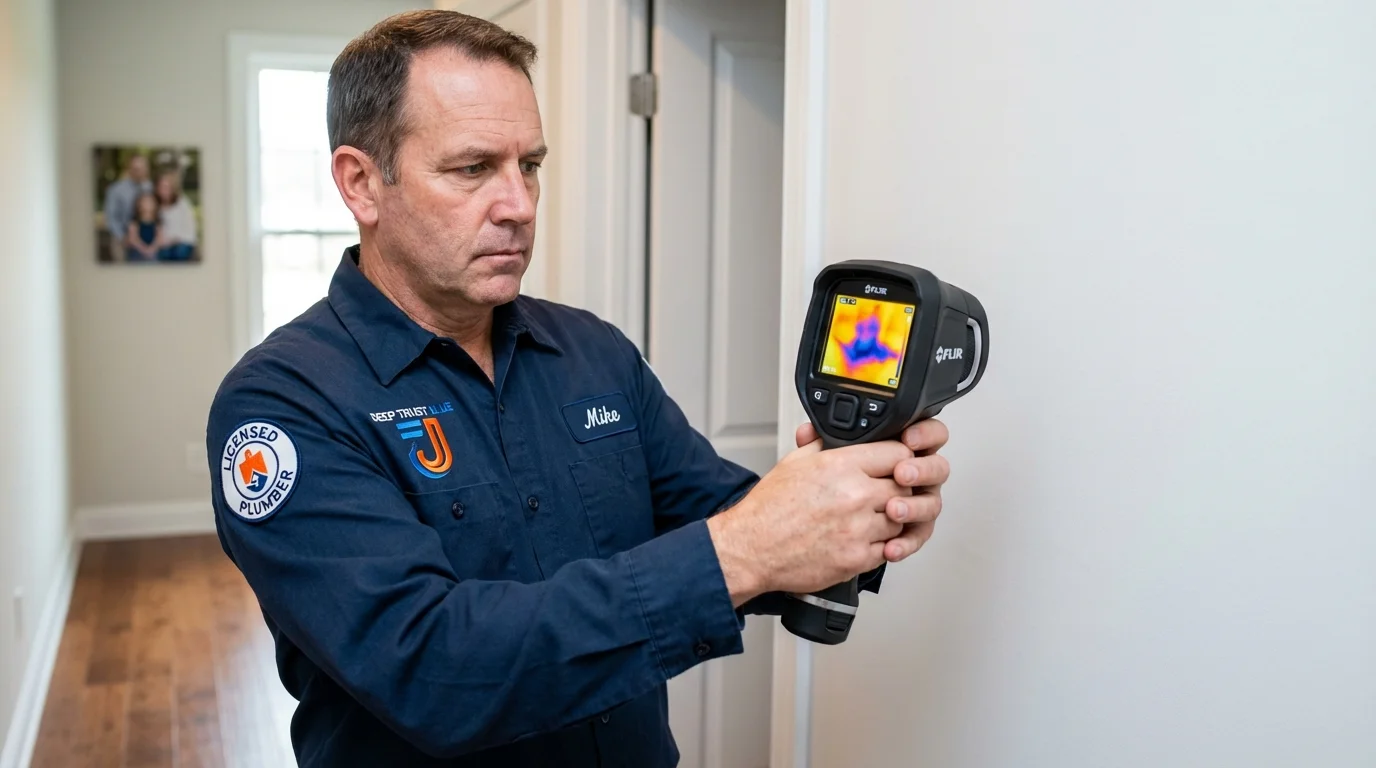 Thermal imaging leak detection by Johns Plumbing LLC in Prescott Valley